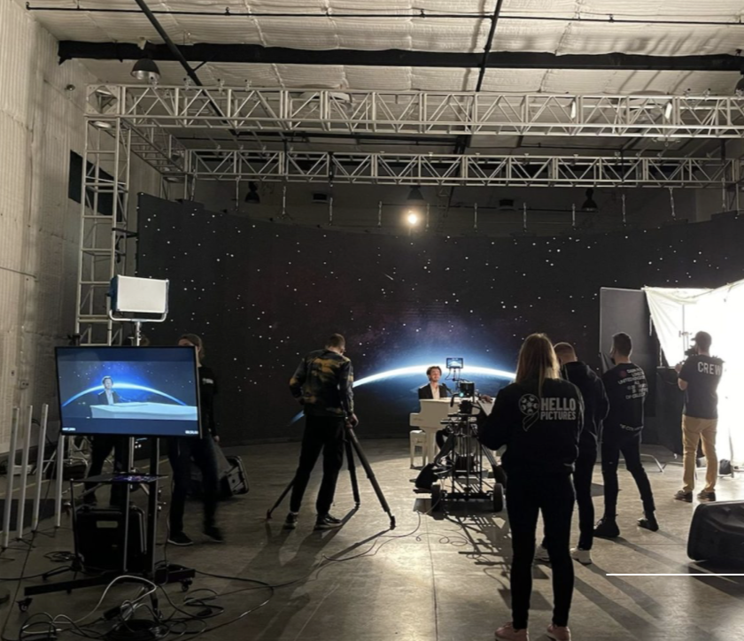 Hello Studios film set