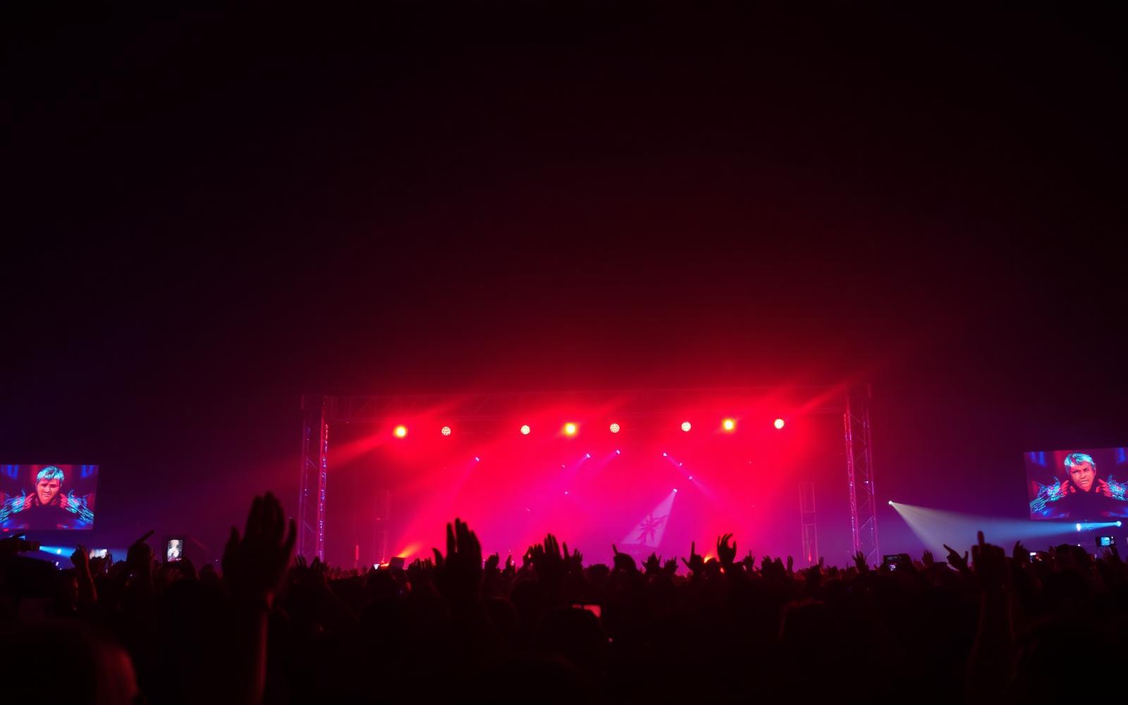 Live stage lighting